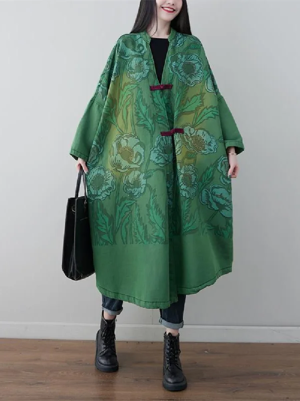 Cool Comfort Women's Good-Looking Loose Plate Button Cardigan