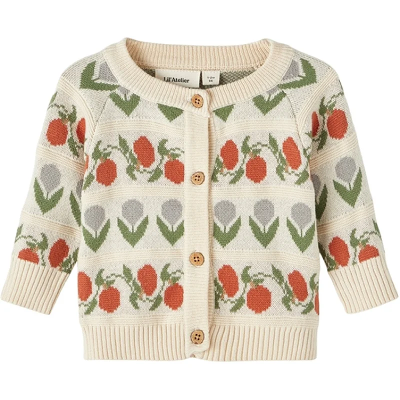 Unique Styles Lil'Atelier Whitecap Gray Lamai Knit Cardigan