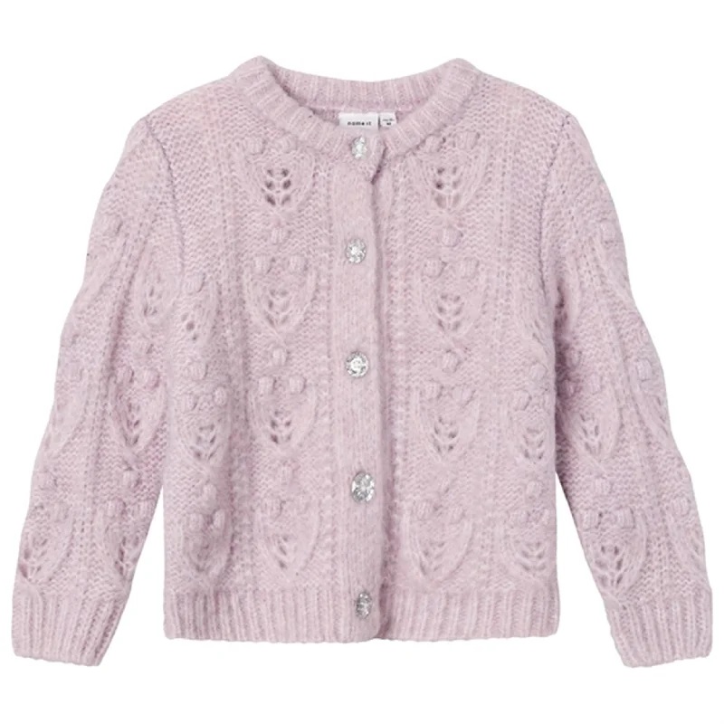 Functional Outfits Name it Orchid Hush Lemille Knit Cardigan