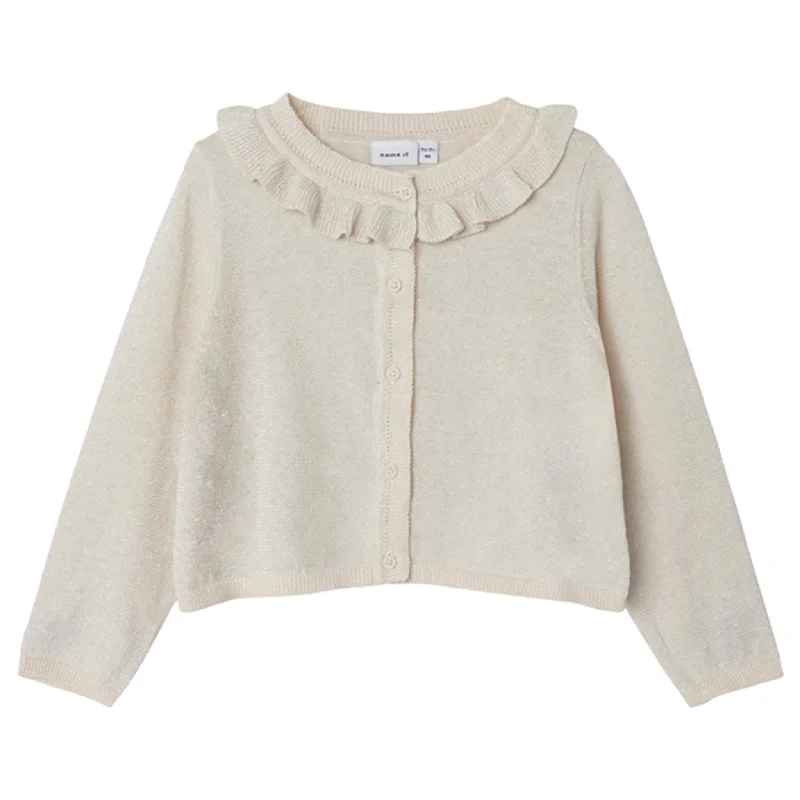 Personalized Design Jacket Name it Créme De Pêche Haluna Knit Cardigan