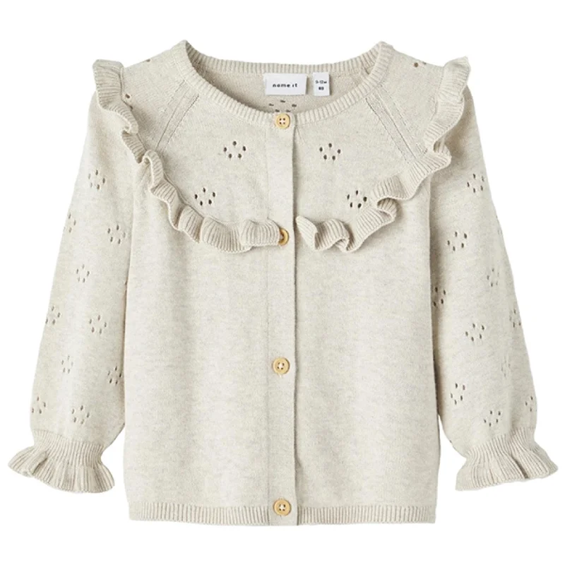 Cozy Wear Name it Peyote Melange Hella Knit Cardigan