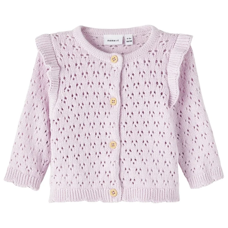 Practical Wear Name it Orchid Hush Karakdi Knit Cardigan