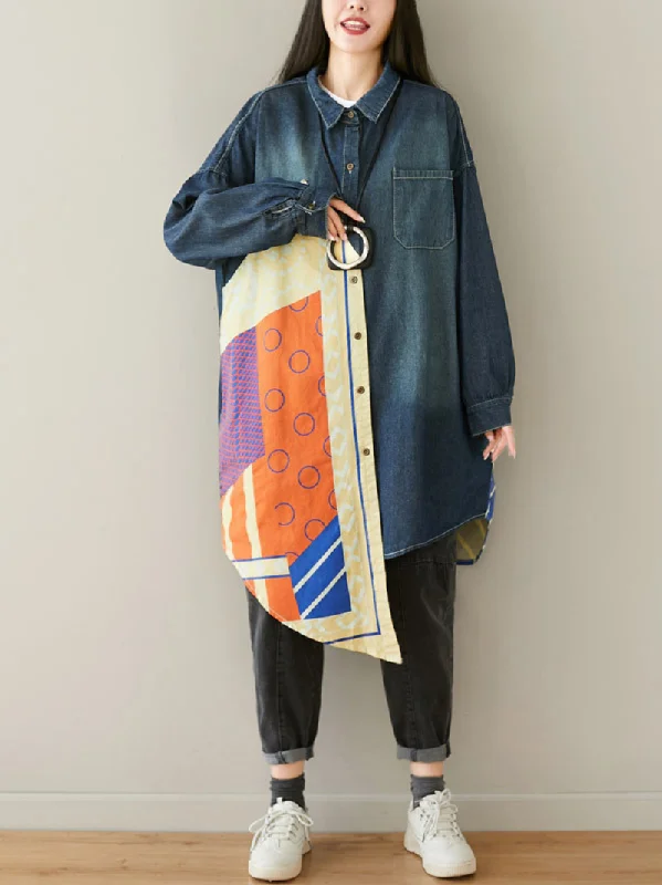 Chill Style Women's Beautiful Button-Up Beauty Denim Cardigan