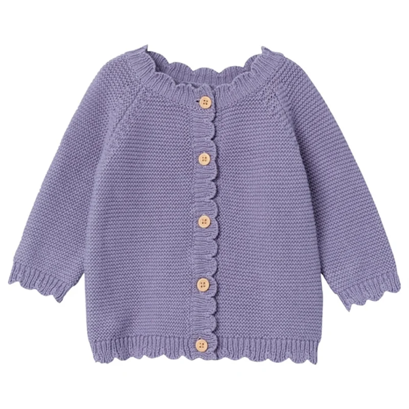 Affordable Fashion Name it Lavender Gray Kisille Knit Cardigan