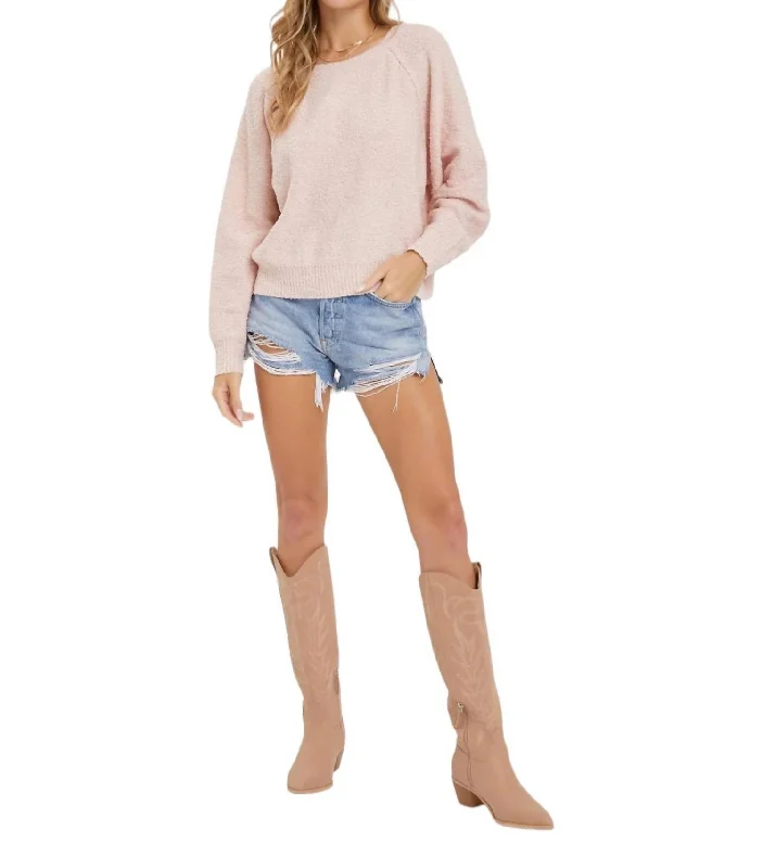 Luxurious Comfort Avery Sweater In Pink