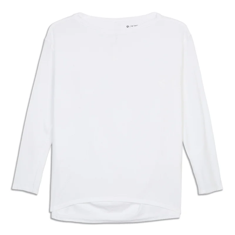 Comfortable Fit Back In Action Long Sleeve Shirt - Resale
