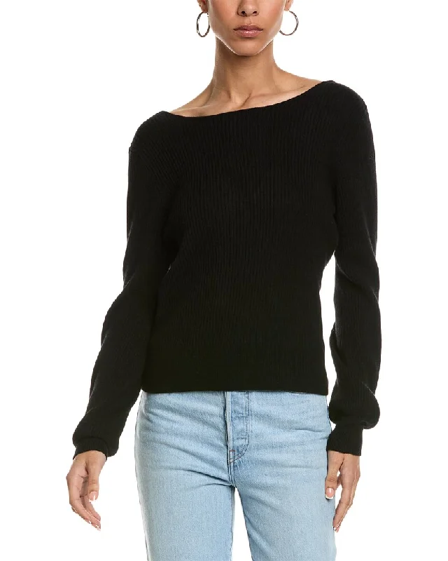 Cozy Pieces Brodie Cashmere Dulce Diamond Wrap Cashmere Sweater