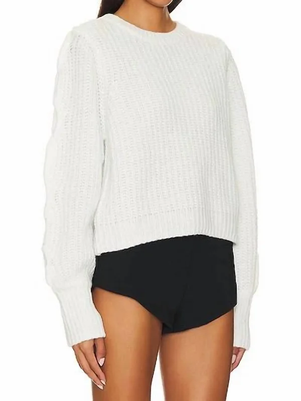 Chic and Cozy Eris Sweater In White