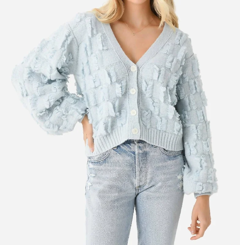 Cozy Daywear Luella Cardigan In Powder