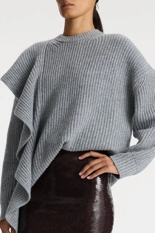 Cozy Essentials Mabel Sweater In Grey