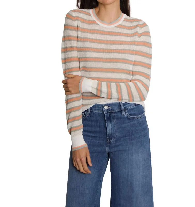 Practical Wear Magellen Pullover Sweater In Orange/brown