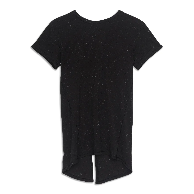 Cool Comfort Open Up Tie Back T-Shirt - Resale