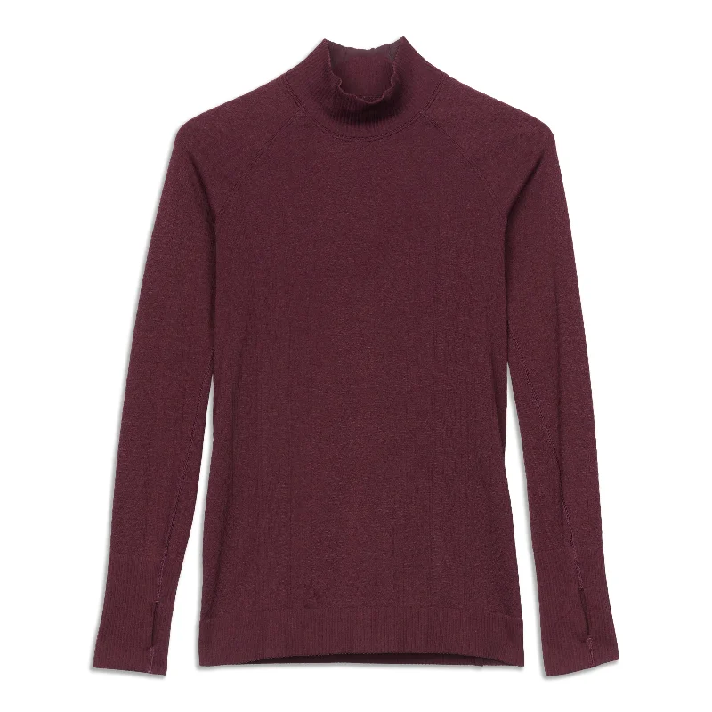 Chic and Cozy Rest Less Pullover Mock Neck - Resale