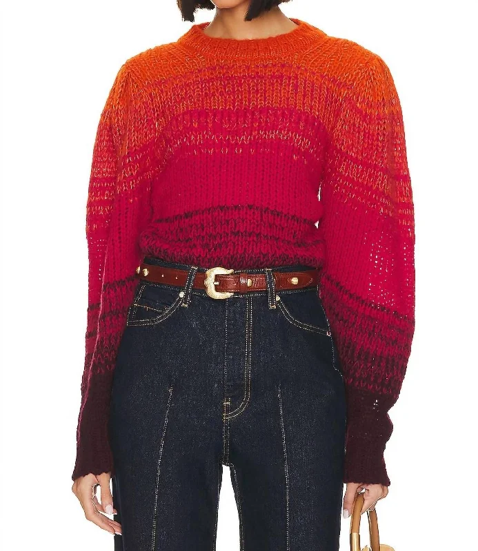 Minimal Outfits Rosalia Pullover Sweater In Agate