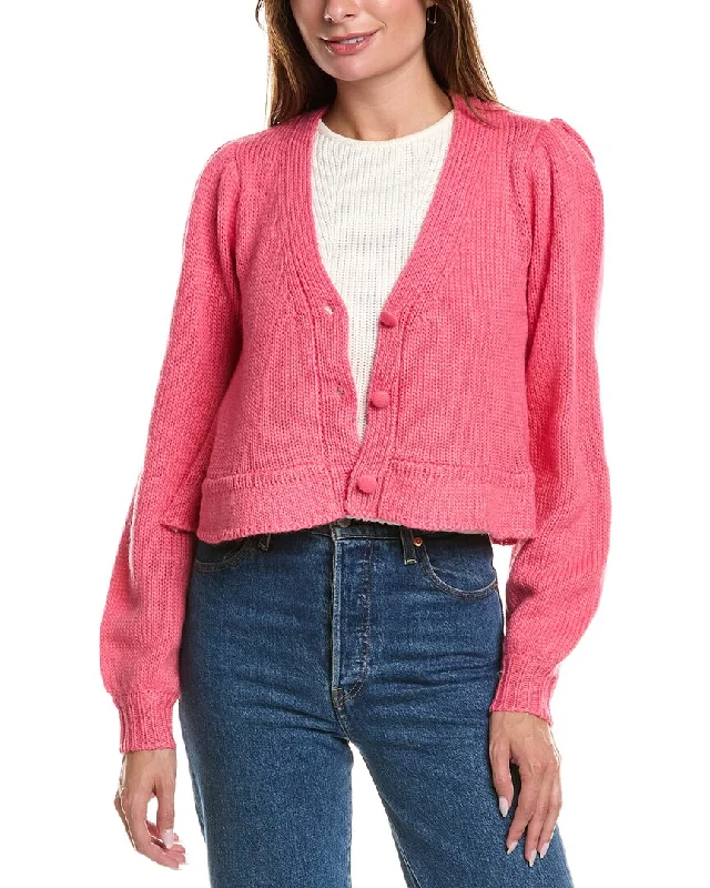 Fashionable Fit Saltwater Luxe Wool-Blend Cardigan