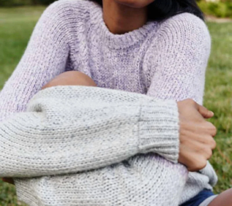 Trendy Vibes Skylar Sweater In Lilac