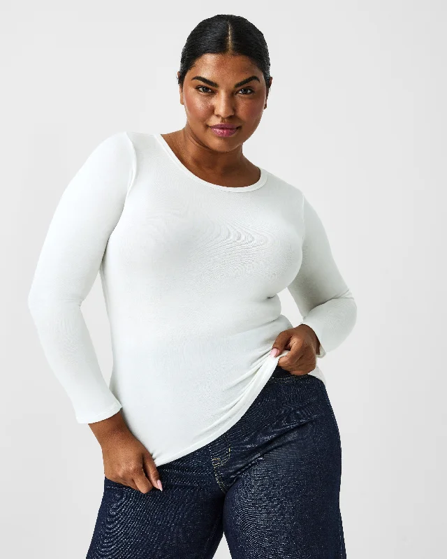Cozy Essentials SPANX® Better Base Long Sleeve Crew