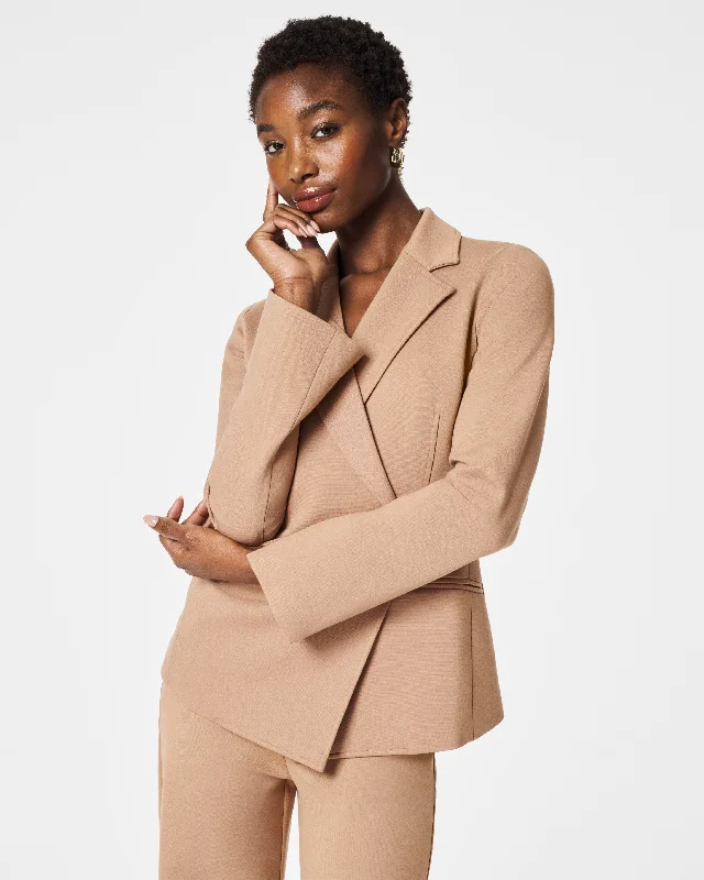 Practical Wear SPANX® Ponte Asymmetrical Blazer