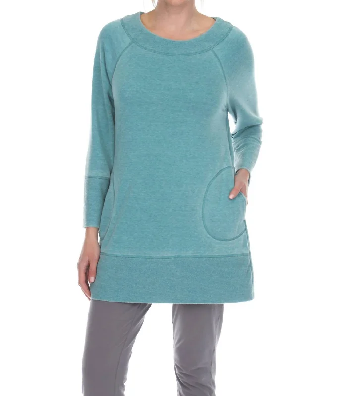 Functional Outfits Urban Tunic In Cyan