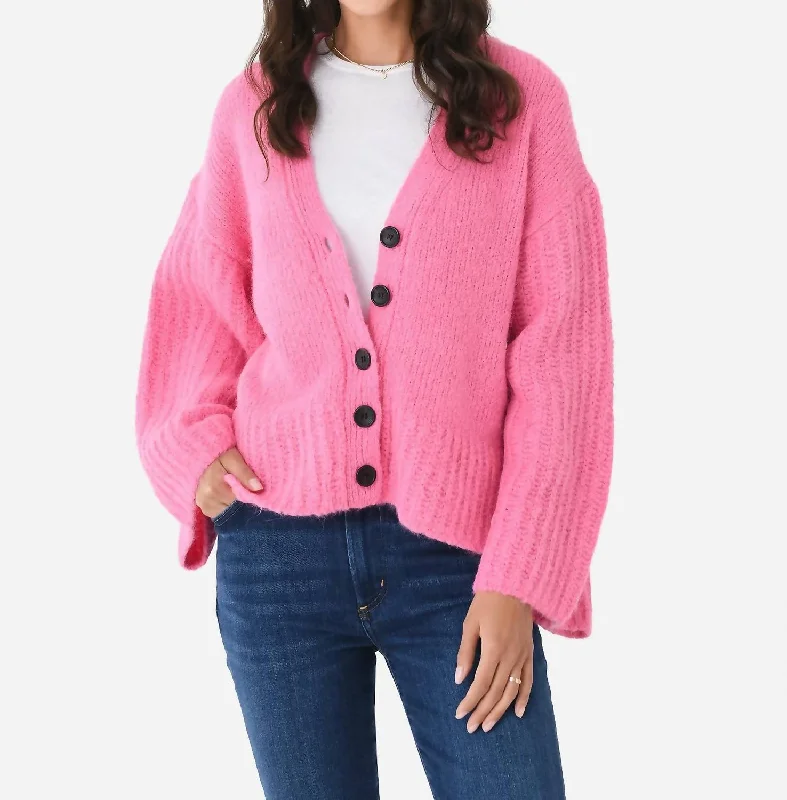 Fashion Layers Venice Cardigan In Margo