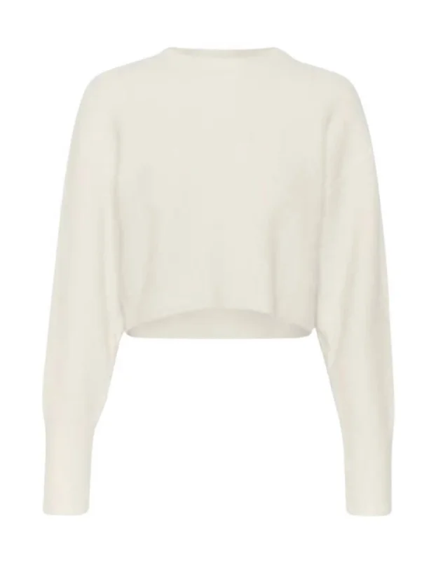 Personalized Creativity Women's Short Pullovers In Ivory