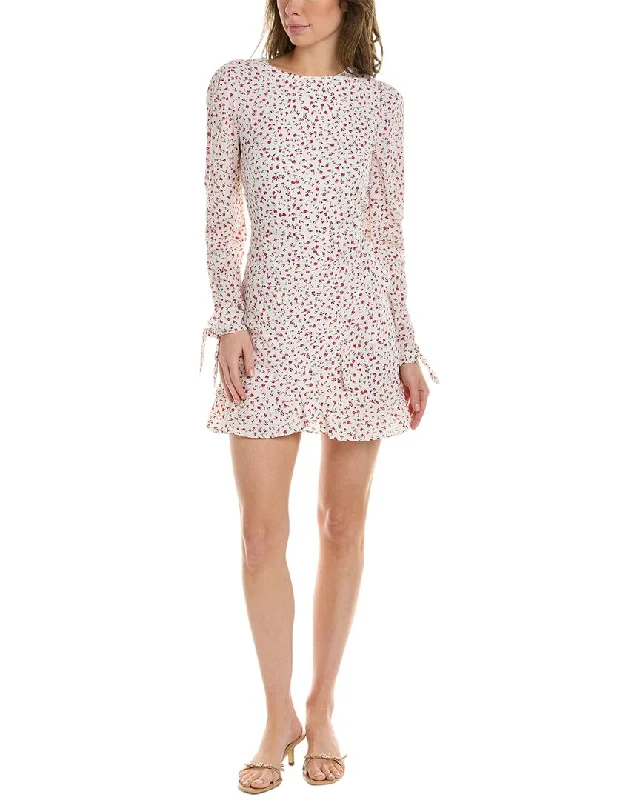 Personalized Denim Style 1.STATE Crepe Floral Mini Dress