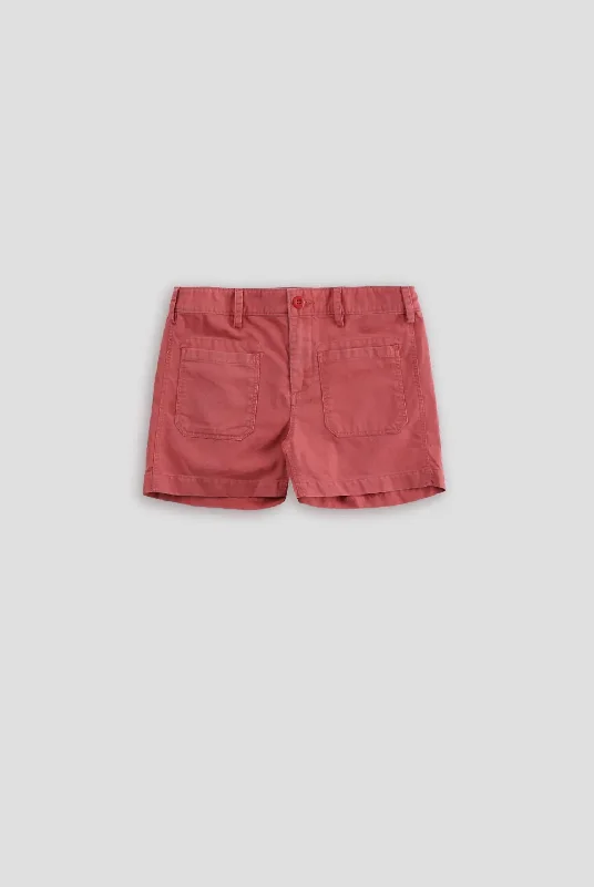 Cozy Essentials 4" Sailor Shorts In Nantucket Red