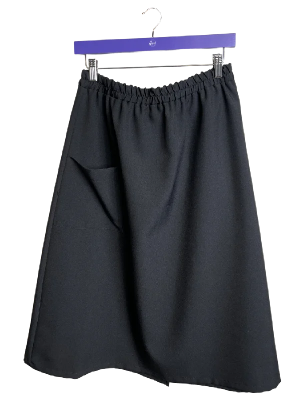Versatile Wear Adaptive Wrap Around Skirt - Black