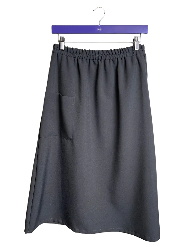 Trendy Comfort Adaptive Wrap Around Skirt - Grey