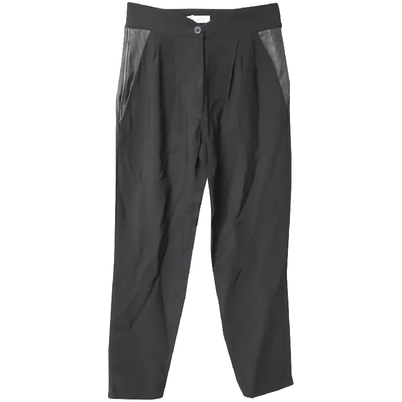 Affordable Trend Anine Bing Trousers in Black Viscose