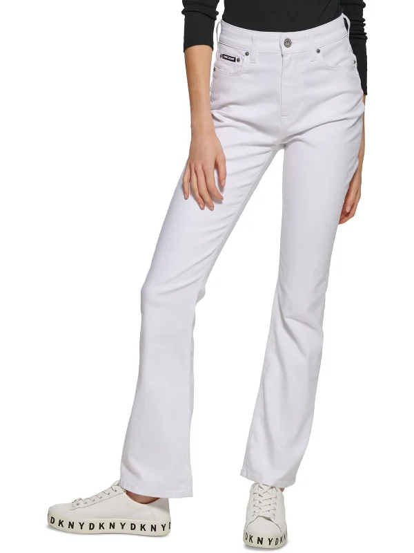 Everyday Style Boreum Womens Denim Stretch Flare Jeans