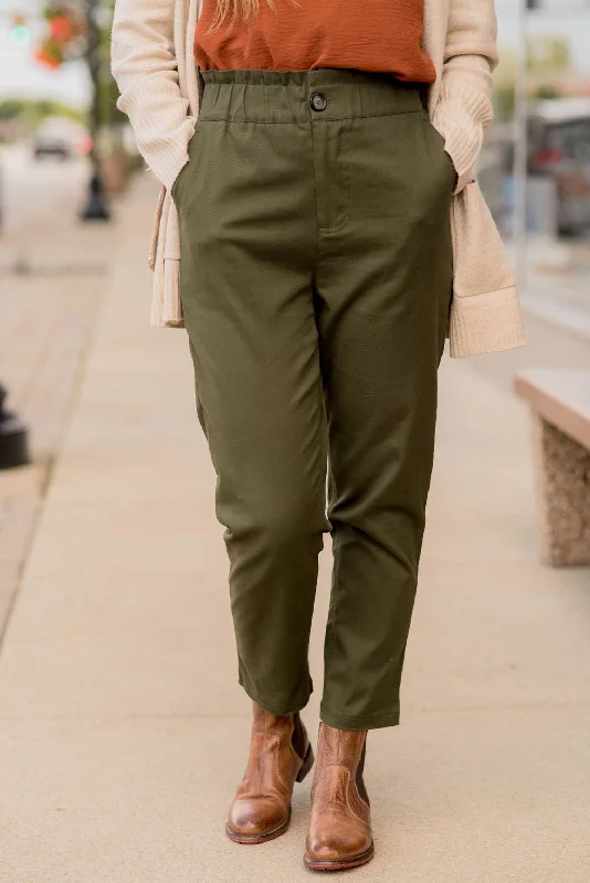 Comfort Wardrobe Button Top Straight Leg Pants