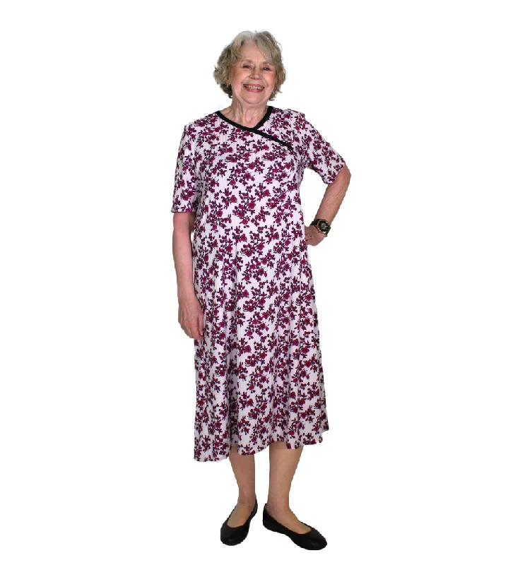 Fashion Layers Cindy Adaptive Dress - Fuchsia Floral
