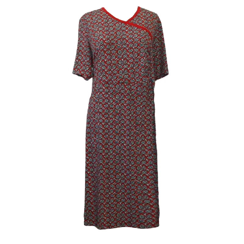 Romantic Dinner Cindy Adaptive Dress - Red/Grey