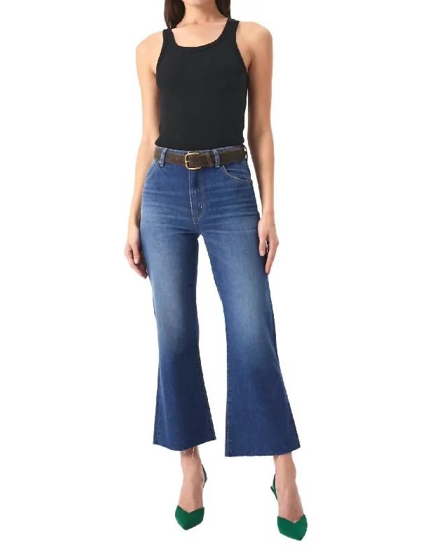 Affordable Chic Eastcoast Flare Ankle Jean In Vintage Blue