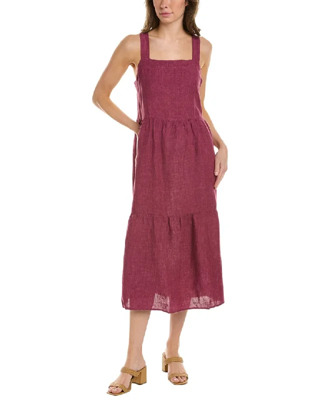 Chic Textures EILEEN FISHER Delave Tiered Midi Dress