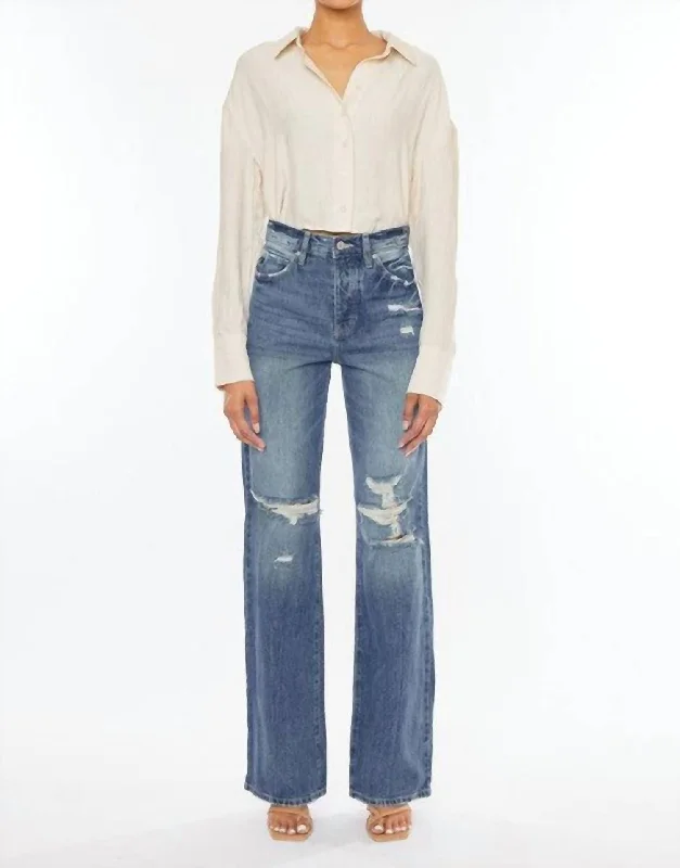 Relaxed Outfits Gabbie Super High Rise Wide Leg Flare Jeans In Light Wash