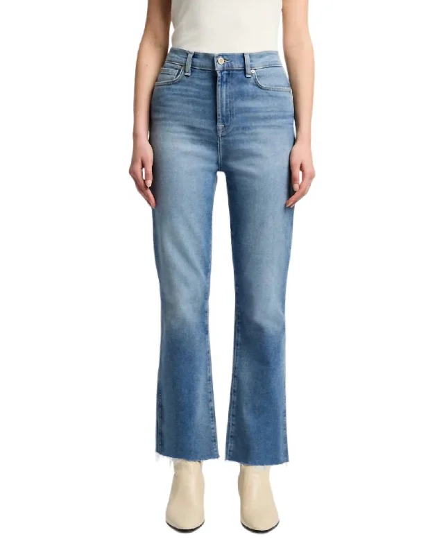 Classic Comfort High Waist Slim Kick Be My Baby Jeans In Medium Wash
