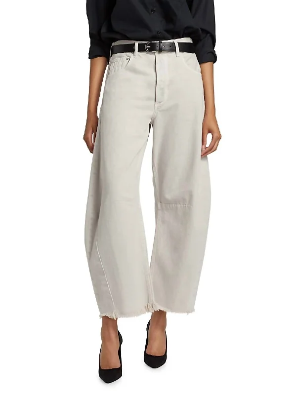 Easy Fashion Horseshoe Jean In Cappuccino