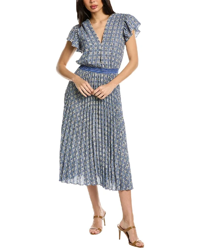 Cozy Comfort Max Studio Flutter Midi Dress