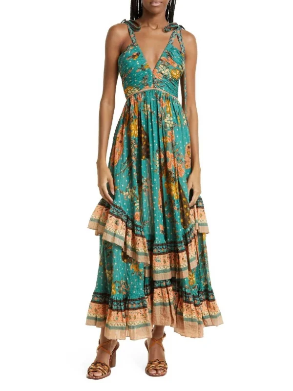 Comfortable Layering Meera Dress in Hummingbird