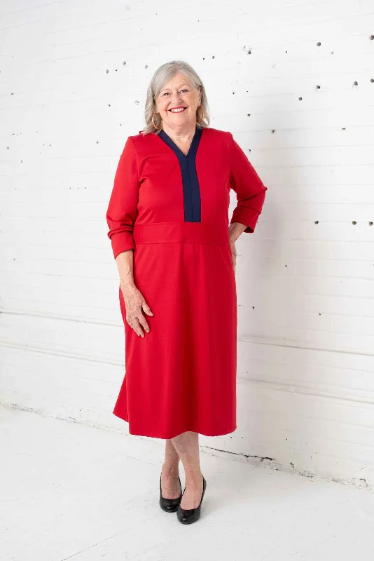 Bold Style Melanie Adaptive Dress - Red