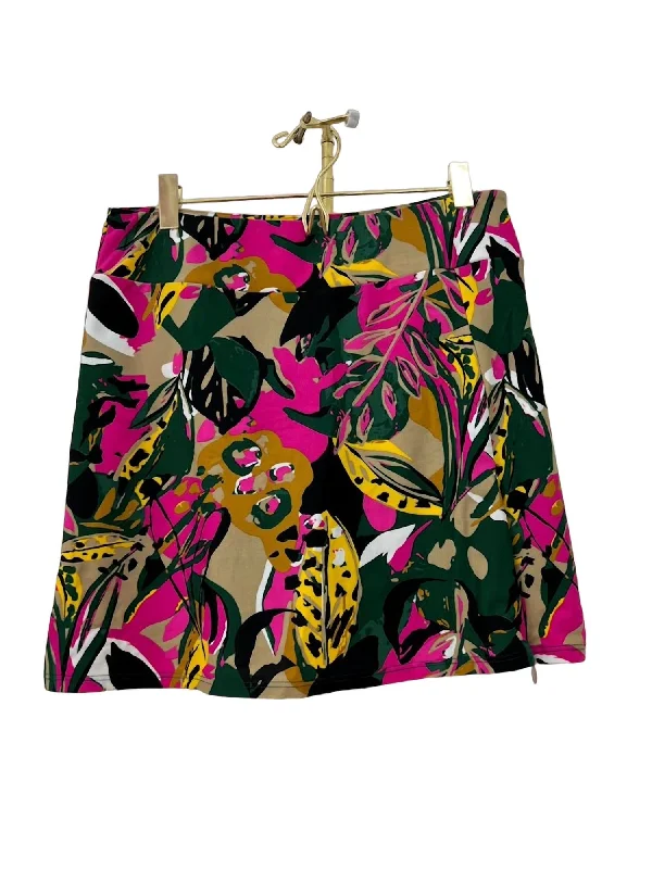 Comfortable Layers Morgan Skort In Jungle Floral Sand