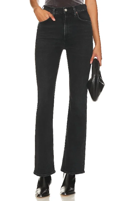 Trendy Clothing Nico Hi Rise Boot Jeans In Black