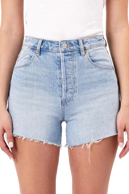 Personalized Contrast Design Original Short In Sunshine Blue