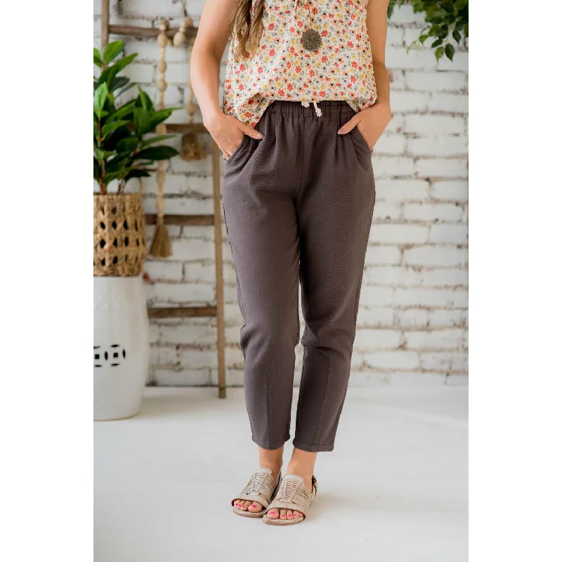 Stylish Comfortwear Relaxed Drawstring Detailed Bottom Pants