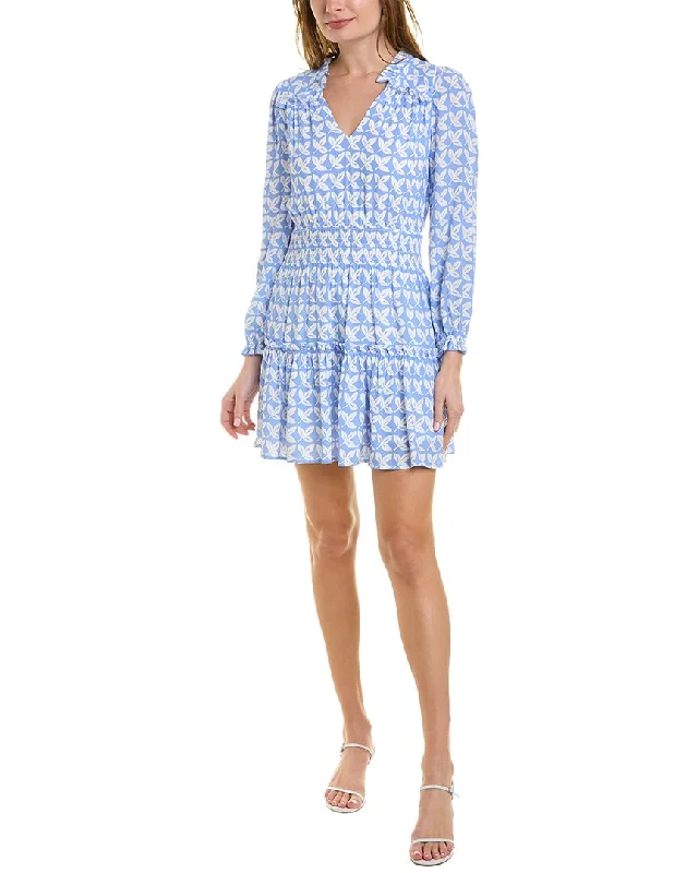 Fashionable Fit Sail to Sable Smocked Waist Mini Dress