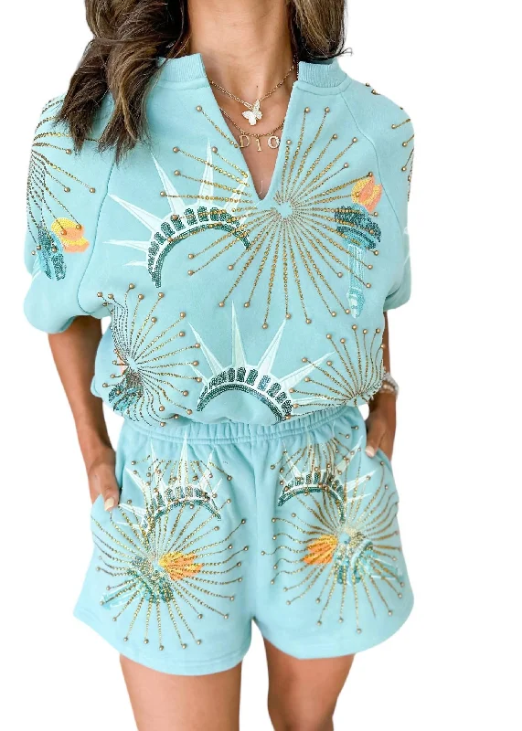 Cool Comfort Statue Of Liberty Shorts In Min
