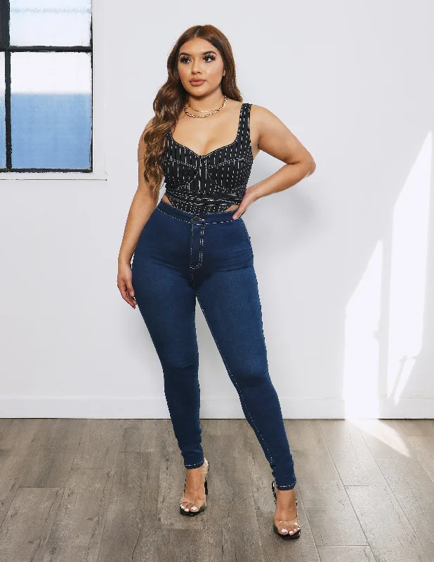 Minimal Outfits Super High Rise Skinny Jean