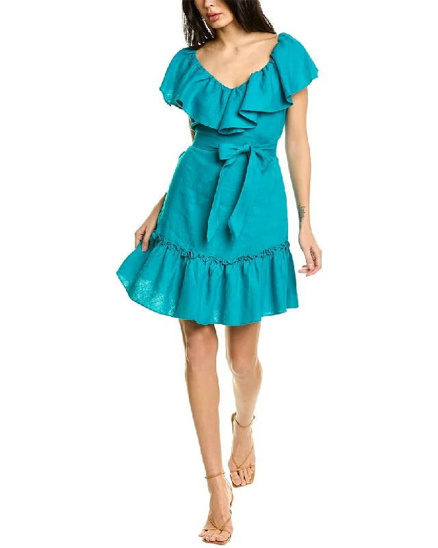 Stylish Comforts Trina Turk Vacation Linen Mini Dress